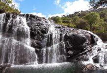 Discovering the Beauty of Baker’s Fall in Sri Lanka Baker’s Fall waterfall in Horton Plains Sri Lanka