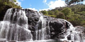 Discovering the Beauty of Baker’s Fall in Sri Lanka Baker’s Fall waterfall in Horton Plains Sri Lanka