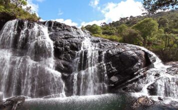 Discovering the Beauty of Baker’s Fall in Sri Lanka Baker’s Fall waterfall in Horton Plains Sri Lanka