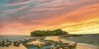 Blue Beach Island Nilwella – The Only “Tied Island” Adventure in Sri Lanka Small island connected to Nilwella Blue Beach