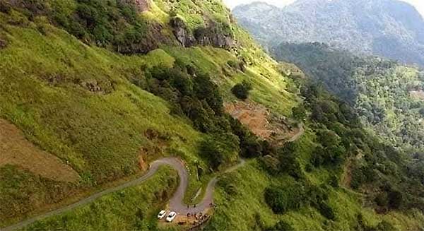 Scenic view of Bulathkohupitiya village in Sri Lanka
