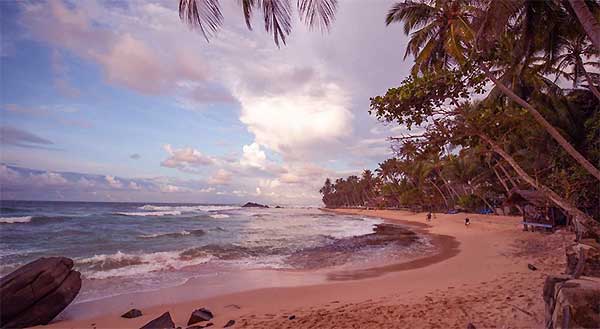 View of Dalawella Beach
